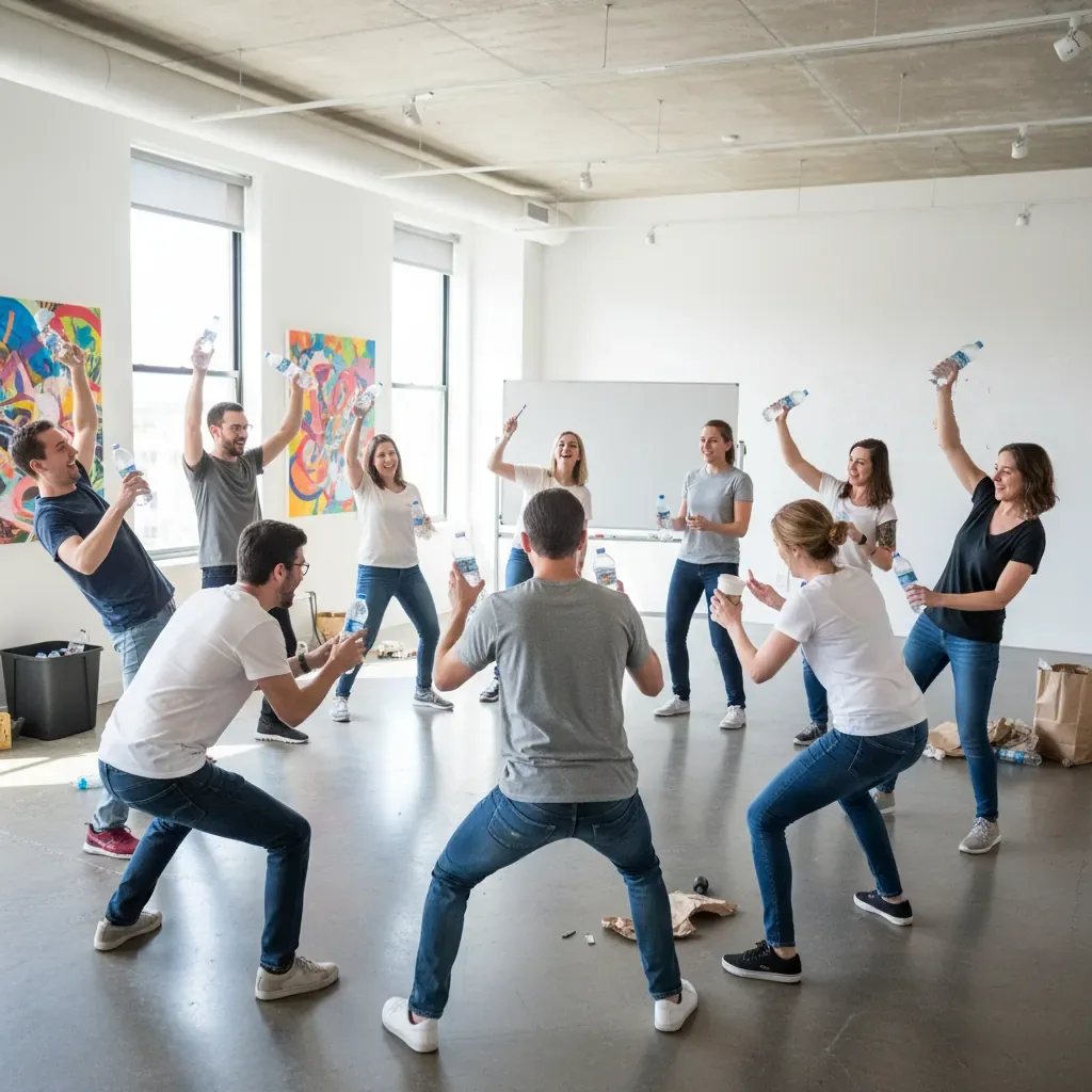 Team building de percusión: Improvisación rítmica